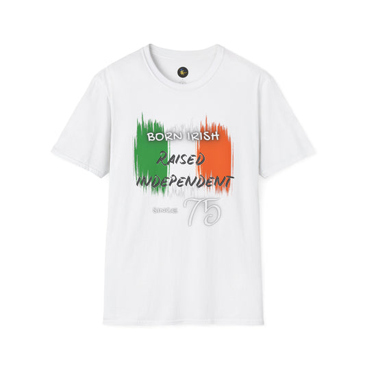 PERSONALIZE Born Irish Unisex Cotton T-Shirt - Independent Spirit Tee