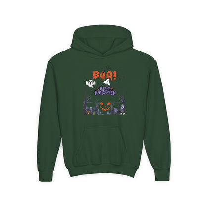 Kids Whispers in the Pumpkin Patch Heavy Blend Cozy Hoodie