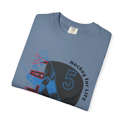 PERSONALIZE Men's Hockey Player Garment-Dyed T-shirt Always in Play Mode