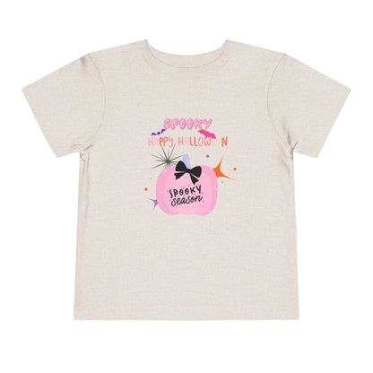 Toddler Pretty in Pink Spooky Season Tee