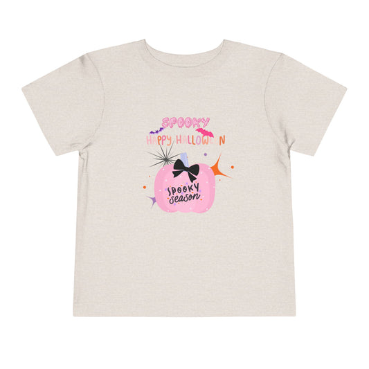 Toddler Pretty in Pink Spooky Season Tee