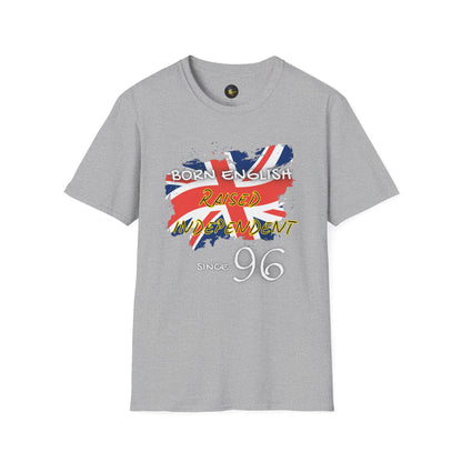 PERSONALIZE Born English Unisex Cotton T-Shirt - Independent Spirit Tee