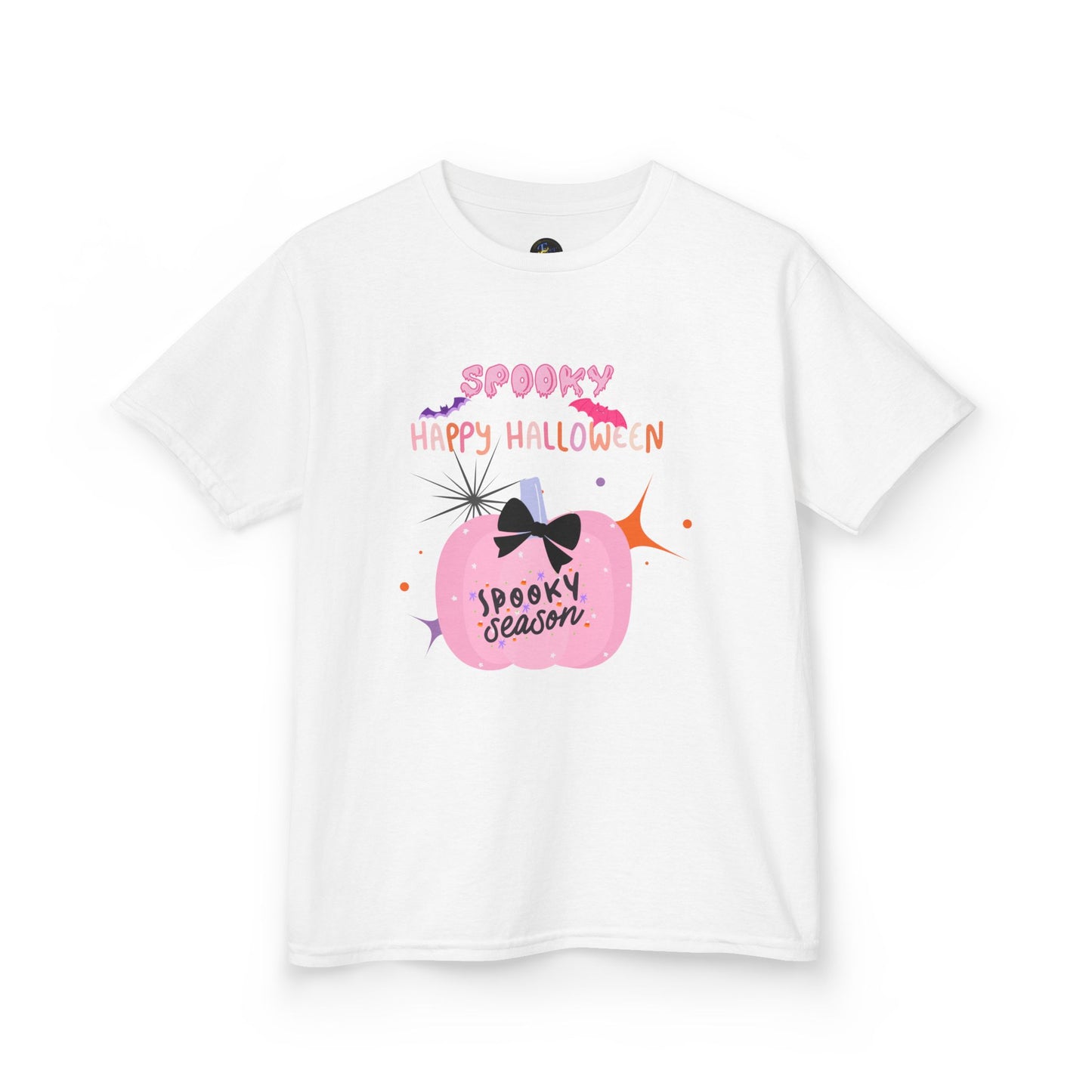 Kids Pretty in Pink Spooky Season Tee