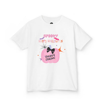 Kids Pretty in Pink Spooky Season Tee
