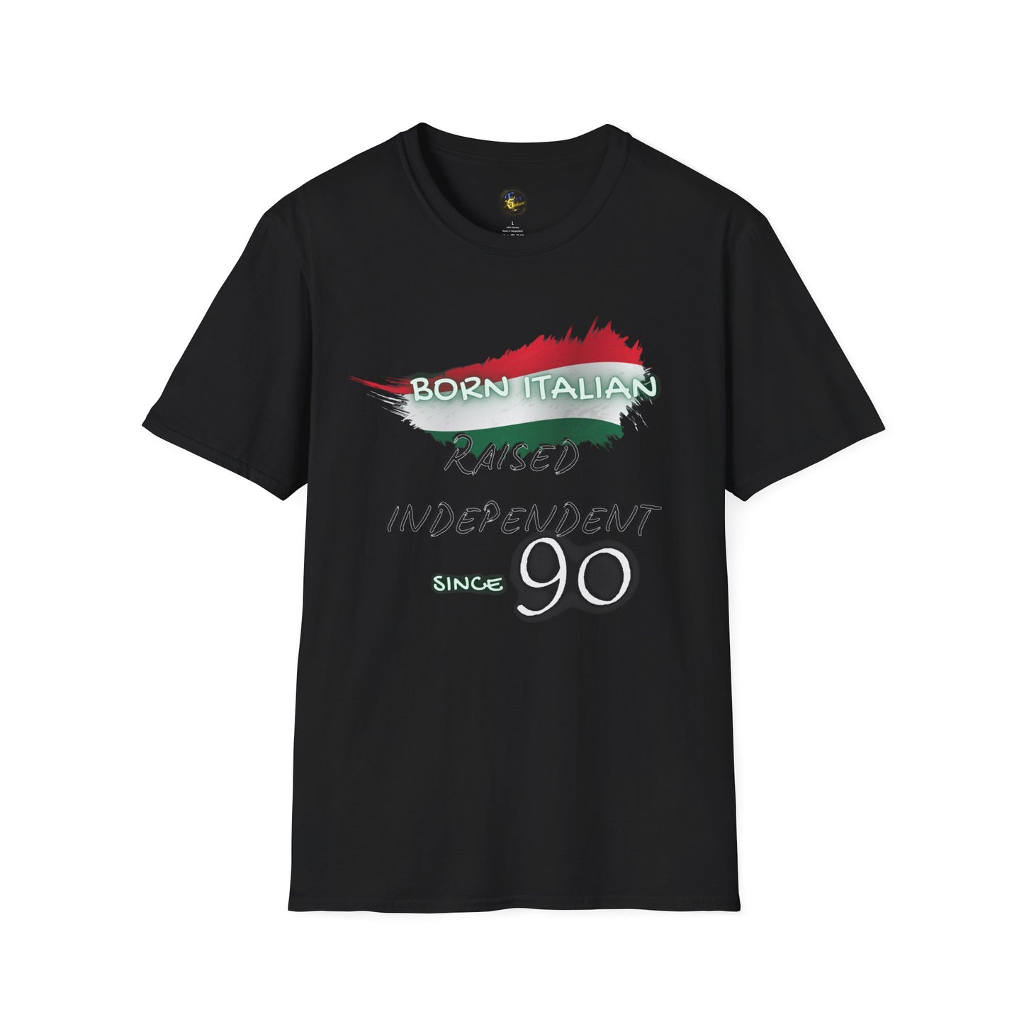PERSONALIZE Born Italian Cotton T-Shirt - Independent Spirit Tee