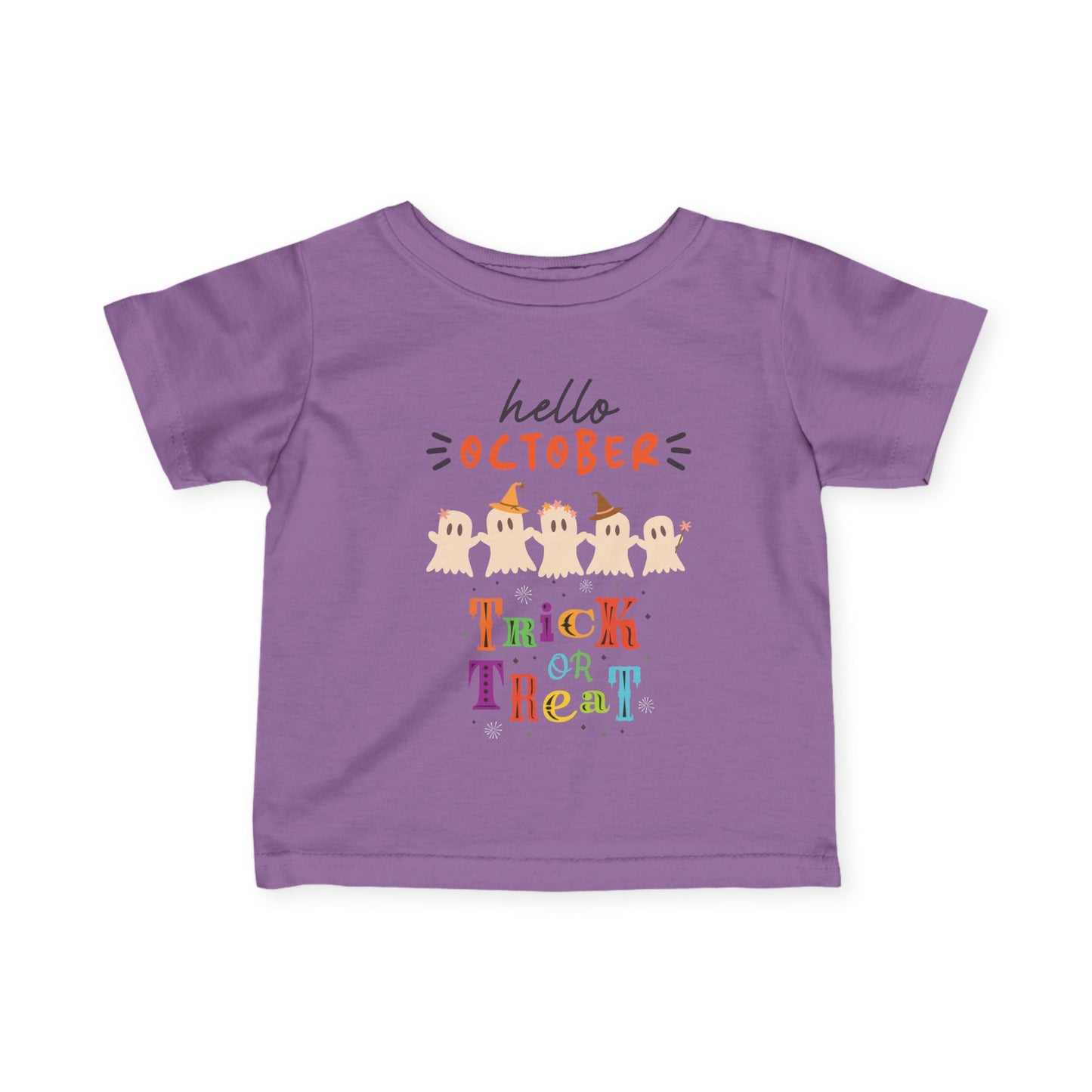 Baby Spooky Rainbow Trick-or-Treat Top Tee