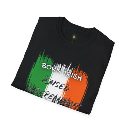 PERSONALIZE Born Irish Unisex Cotton T-Shirt - Independent Spirit Tee