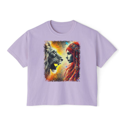 PERSONALIZE Unblinking Oversized Boxy Fit Graphic T-shirt