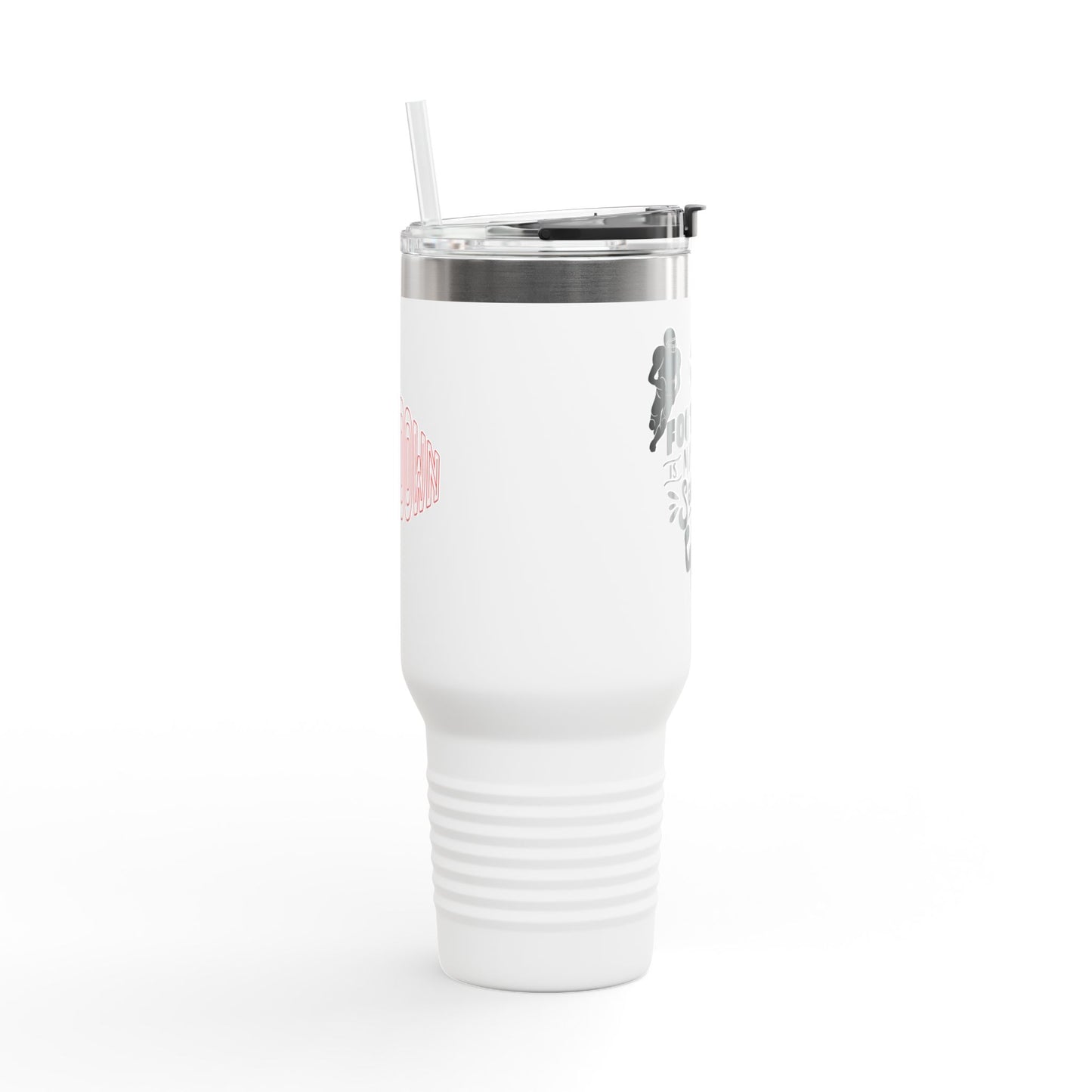 Football Season Touchdown Sporty Insulated Travel Mug, 40oz