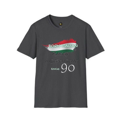 PERSONALIZE Born Italian Cotton T-Shirt - Independent Spirit Tee