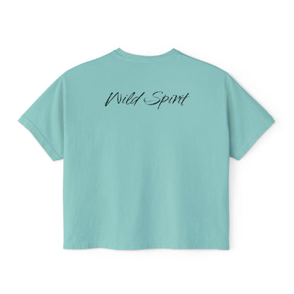 PERSONALIZE Trial by Stare Oversized Boxy Fit Graphic T-shirt