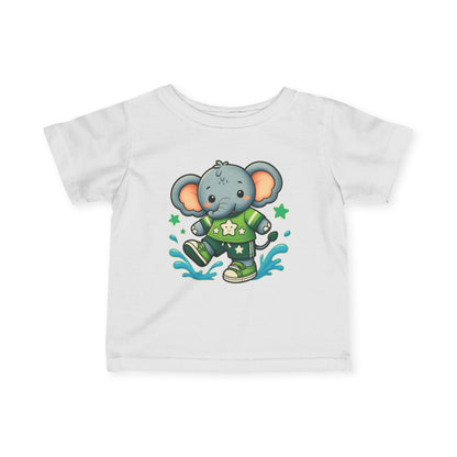 Baby Splash & Dash Elephants Tee
