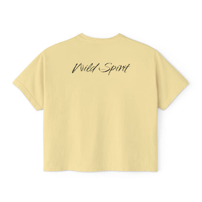 PERSONALIZE Trial by Stare Oversized Boxy Fit Graphic T-shirt