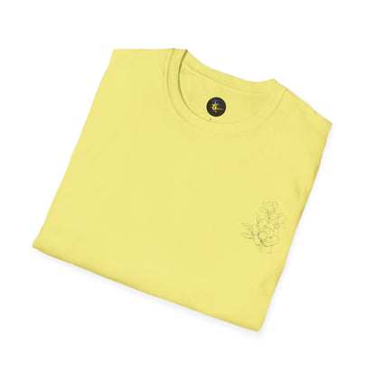 Wild Spirit Butterfly V-Neck Tee for Women