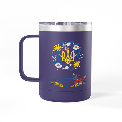 Ukrainian Kozak  Mug Tumbler, 15oz