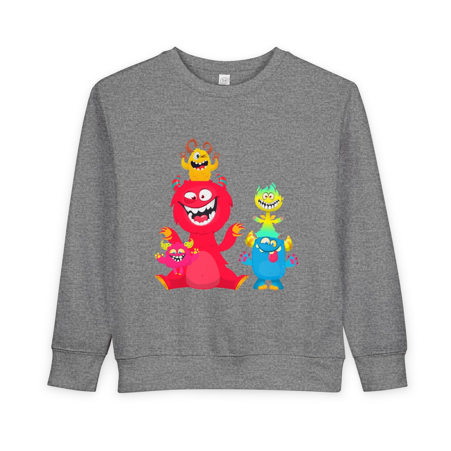 Toddler Colorful Monsters Sweatshirt