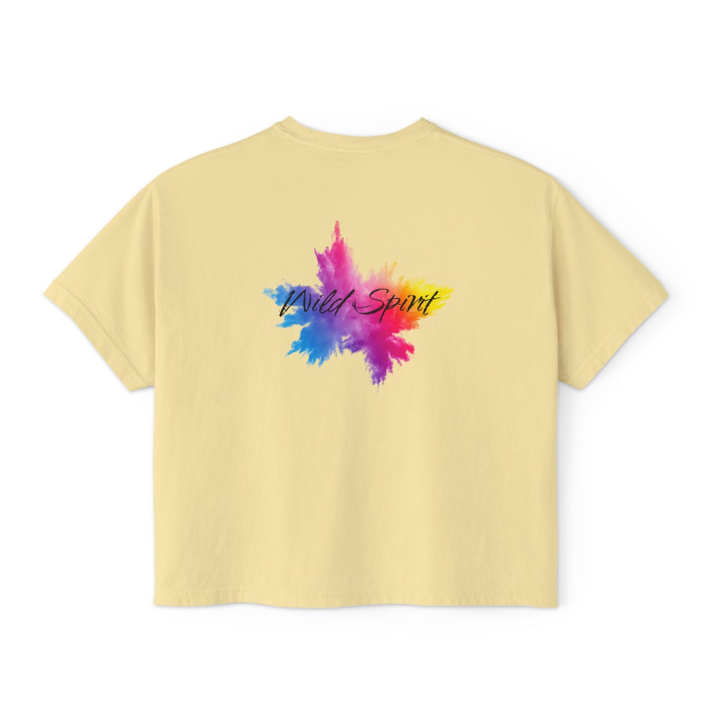 PERSONALIZE Ukrainian Soul, Panther Heart - Oversized Boxy Fit Graphic T-shirt