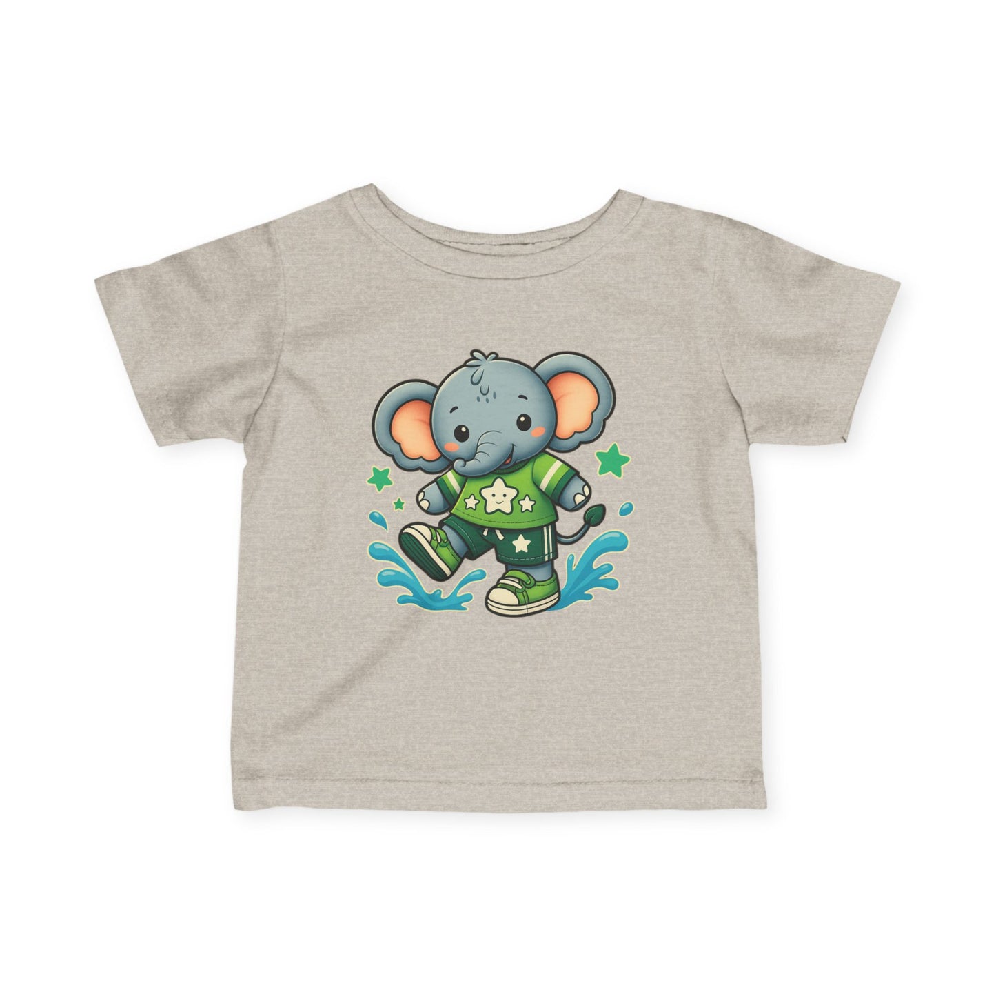 Baby Splash & Dash Elephants Tee