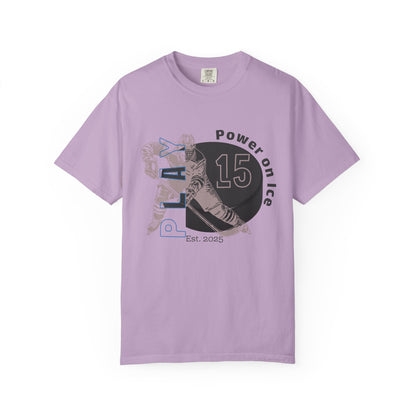PERSONALIZE Women's Hockey Goalkeeper Garment-Dyed T-shirt
