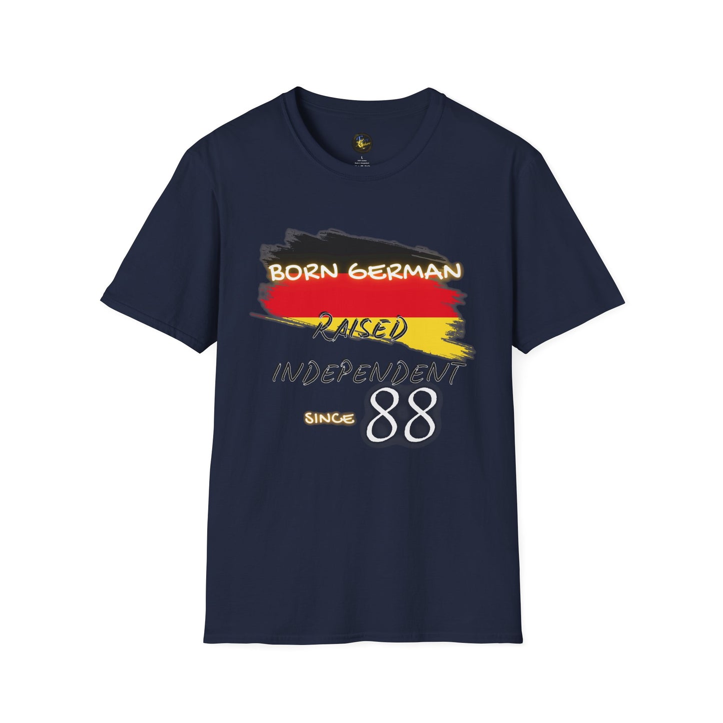 PERSONALIZE Born German Unisex Cotton T-Shirt - Independent Spirit Tee