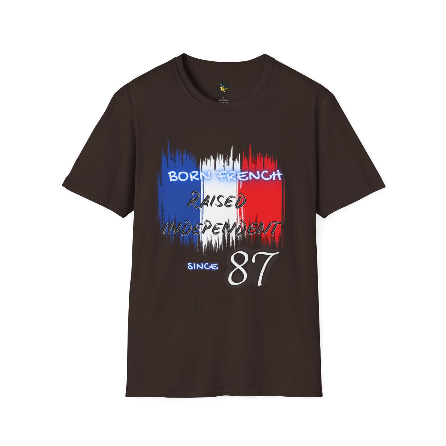 PERSONALIZE Born French Unisex Cotton T-Shirt - Independent Spirit Tee