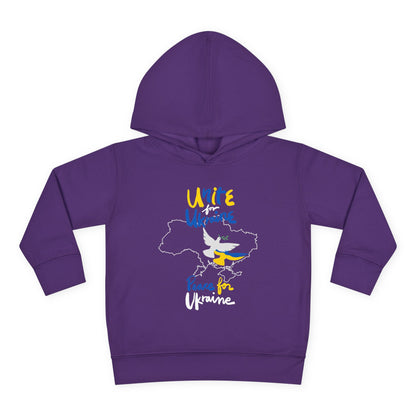 Toddler Peace for Ukraine Design Fleece Hoodie
