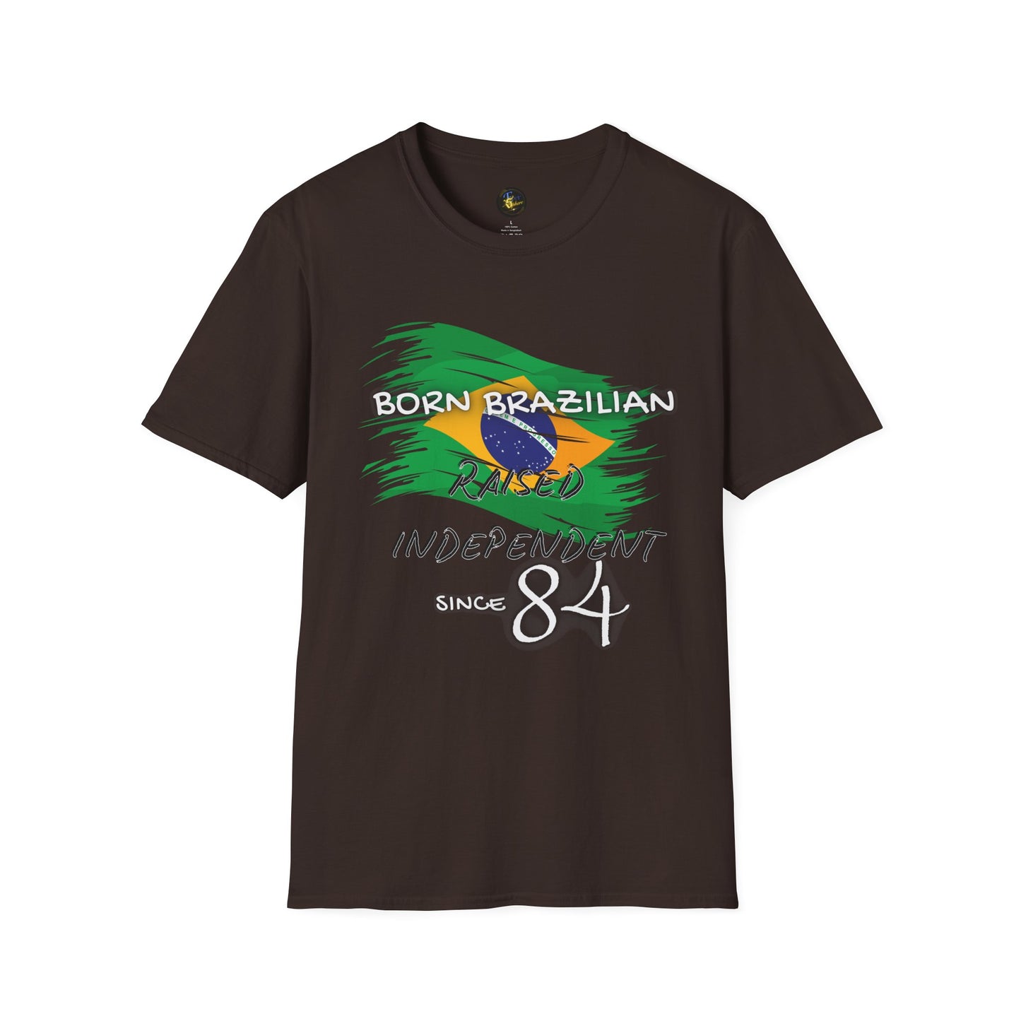 PERSONALIZE Born Brazilian Unisex Cotton T-Shirt - Independent Spirit Tee
