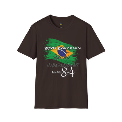 PERSONALIZE Born Brazilian Unisex Cotton T-Shirt - Independent Spirit Tee