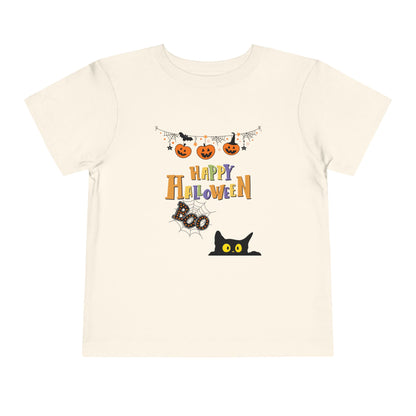 Toddler Black Cat & Pumpkin Patch Tee