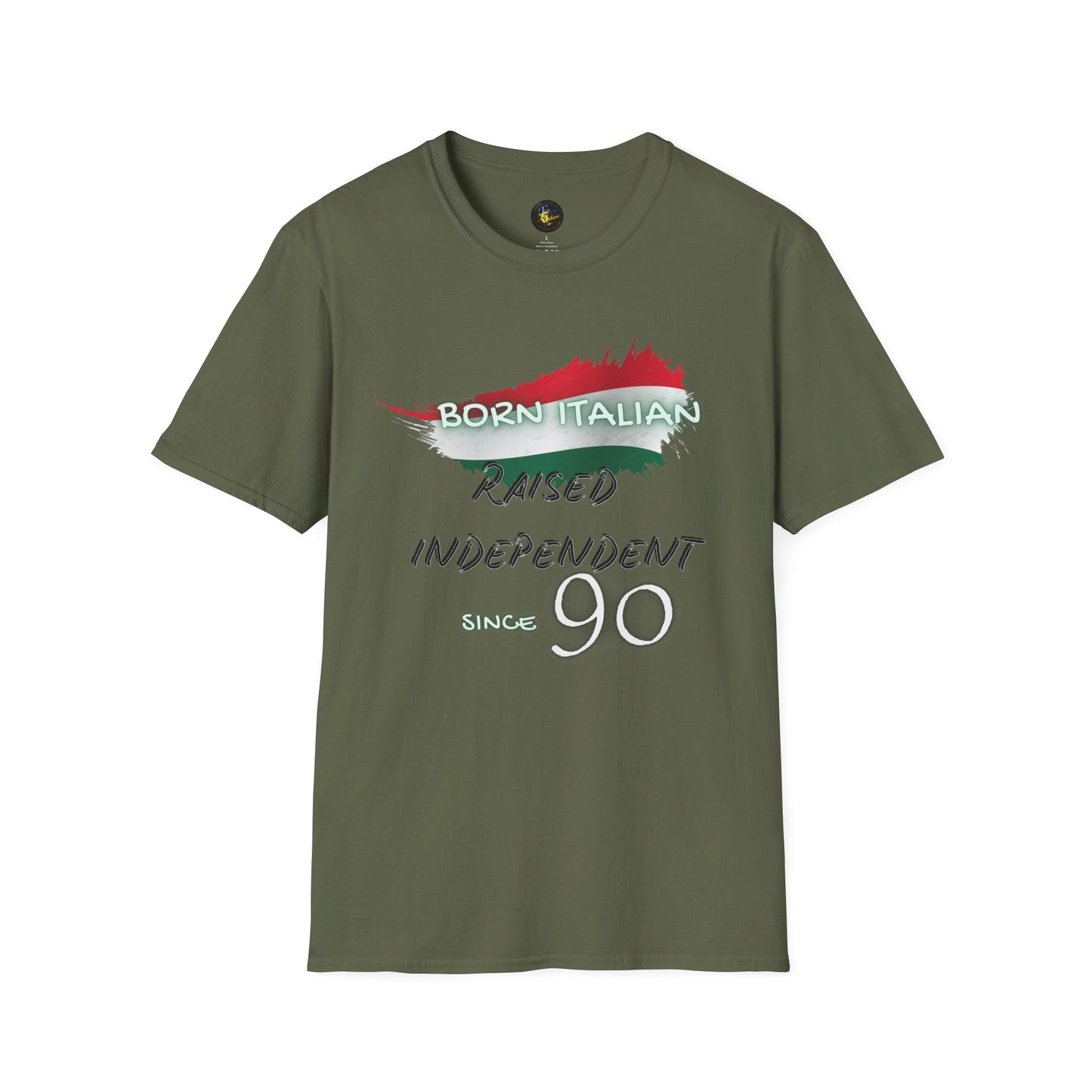 PERSONALIZE Born Italian Cotton T-Shirt - Independent Spirit Tee