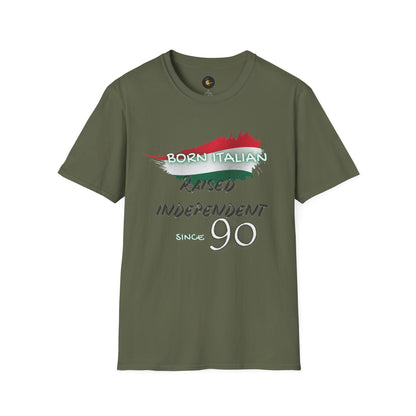 PERSONALIZE Born Italian Cotton T-Shirt - Independent Spirit Tee