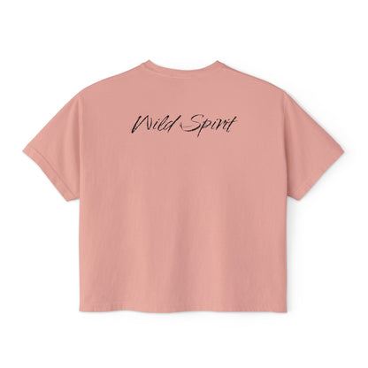 PERSONALIZE Trial by Stare Oversized Boxy Fit Graphic T-shirt