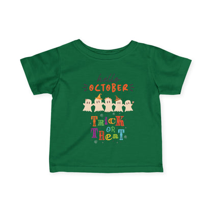 Baby Spooky Rainbow Trick-or-Treat Top Tee