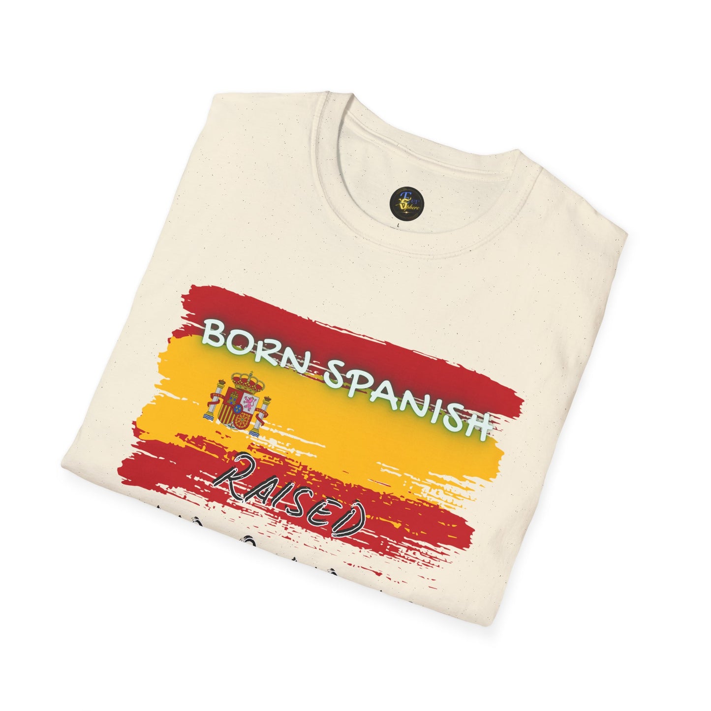 PERSONALIZE Born Spanish Unisex Cotton T-Shirt - Independent Spirit Tee