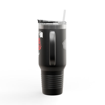 Football Season Touchdown Sporty Insulated Travel Mug, 40oz
