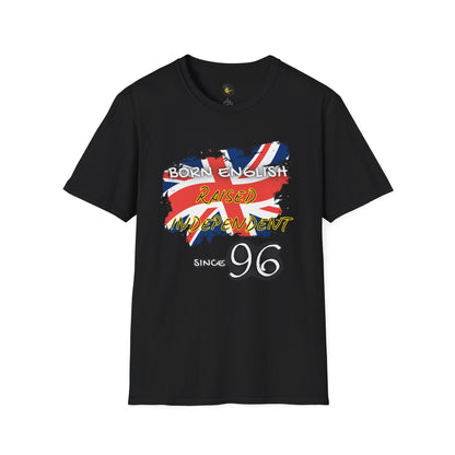 PERSONALIZE Born English Unisex Cotton T-Shirt - Independent Spirit Tee