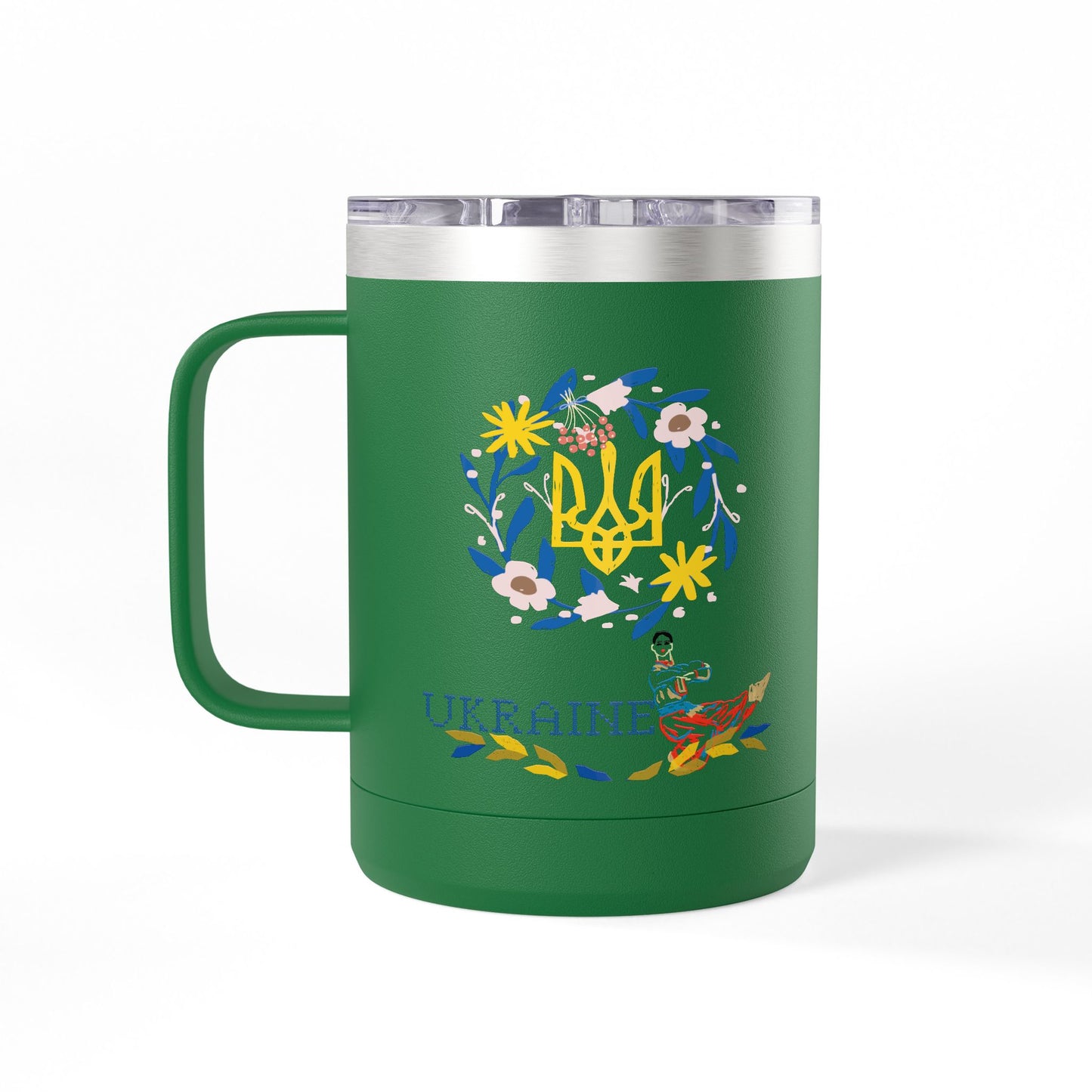 Ukrainian Kozak  Mug Tumbler, 15oz