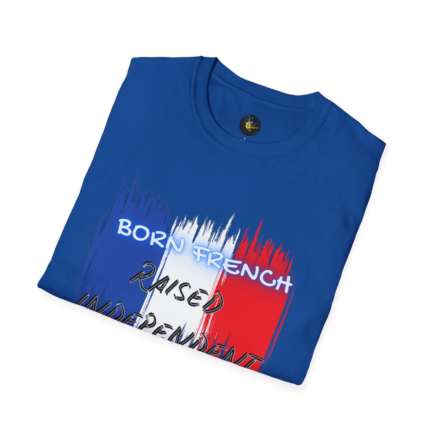 PERSONALIZE Born French Unisex Cotton T-Shirt - Independent Spirit Tee