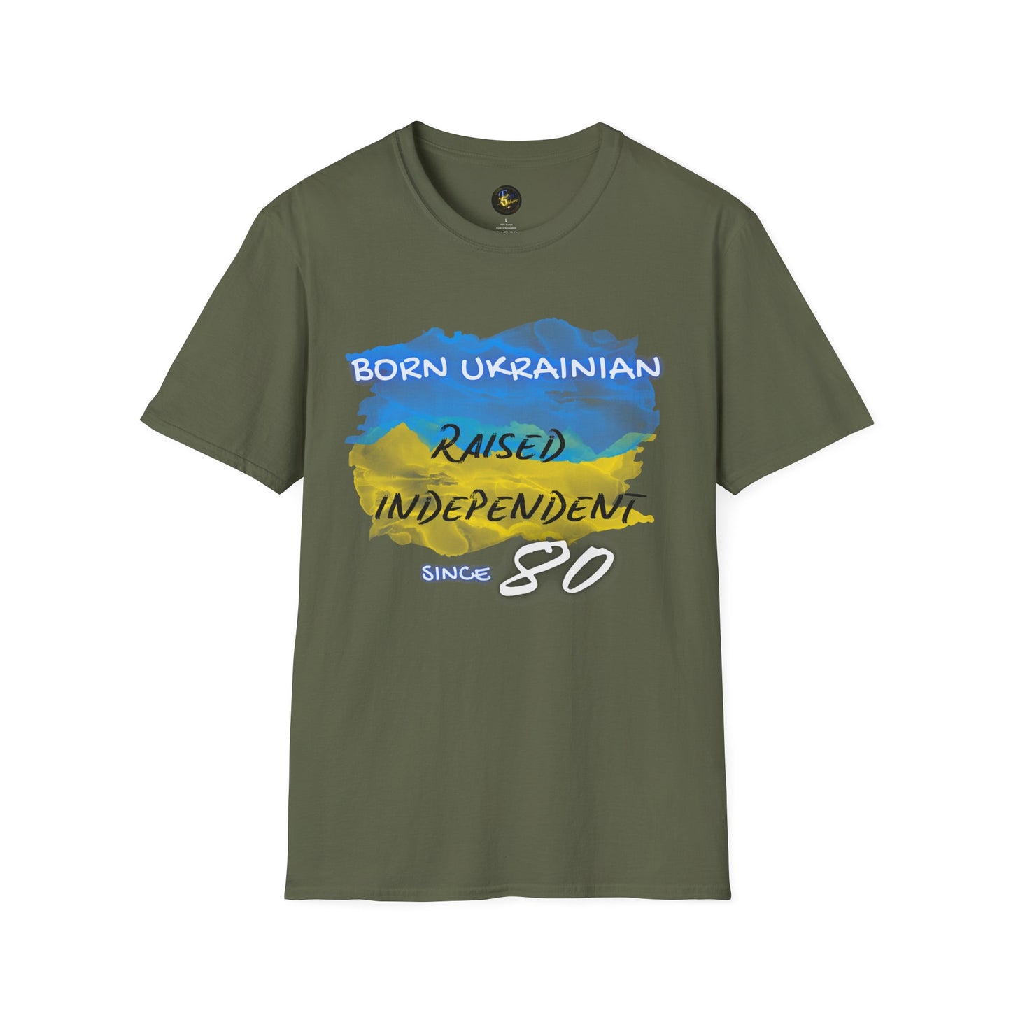 PERSONALIZE Born Ukrainian Unisex Cotton T-Shirt - Independent Spirit Tee