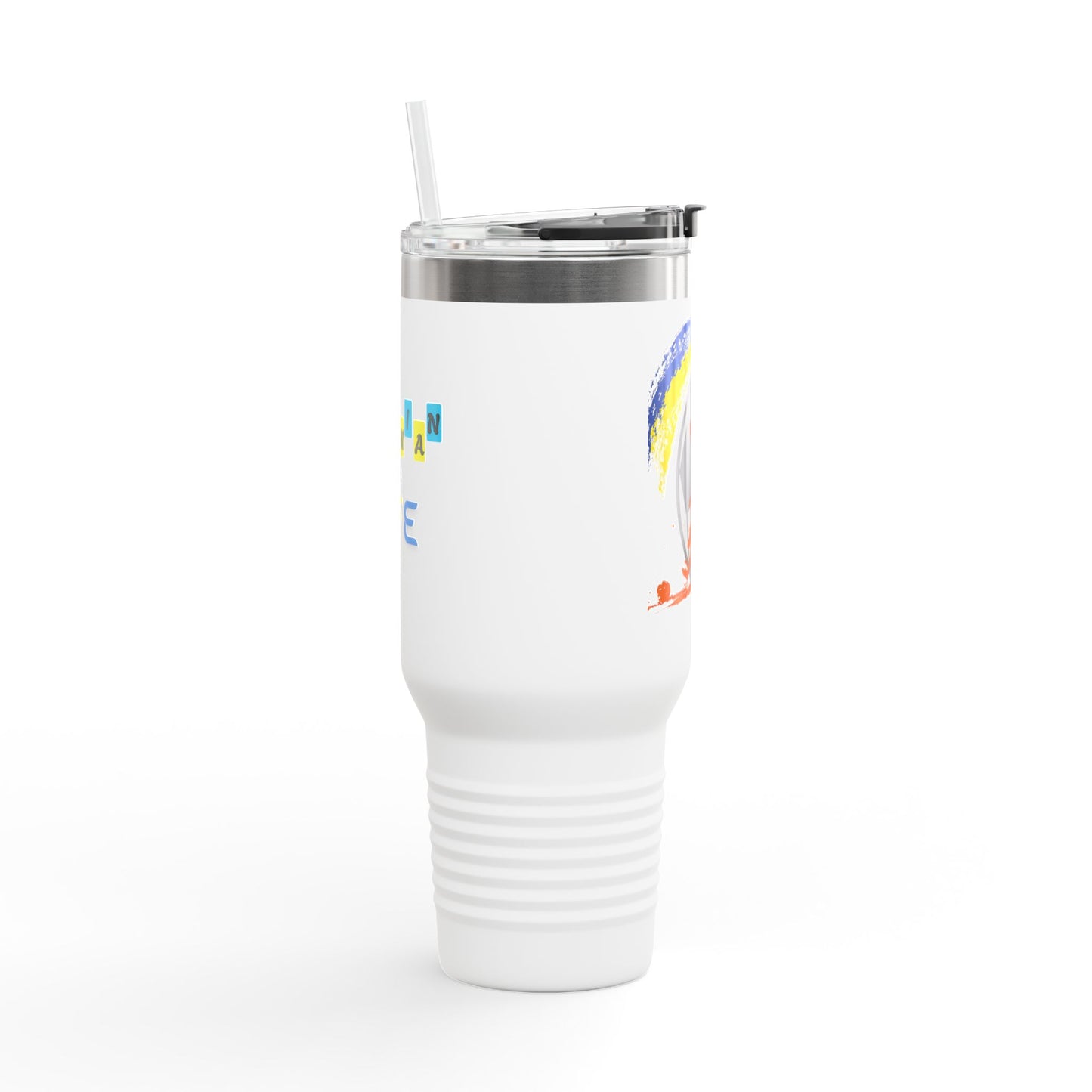 Ukrainian for Life Travel Mug, 40oz
