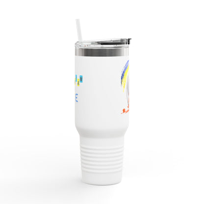 Ukrainian for Life Travel Mug, 40oz