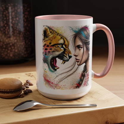 Ukrainian Wild Spirit Girl  Mug  Size 11oz, 15oz