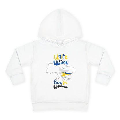 Toddler Peace for Ukraine Design Fleece Hoodie