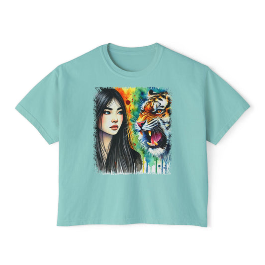 PERSONALIZE Whispers to the Wild - Oversized Boxy Fit Graphic T-shirt