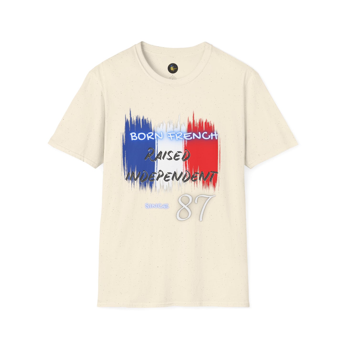 PERSONALIZE Born French Unisex Cotton T-Shirt - Independent Spirit Tee