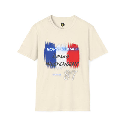 PERSONALIZE Born French Unisex Cotton T-Shirt - Independent Spirit Tee