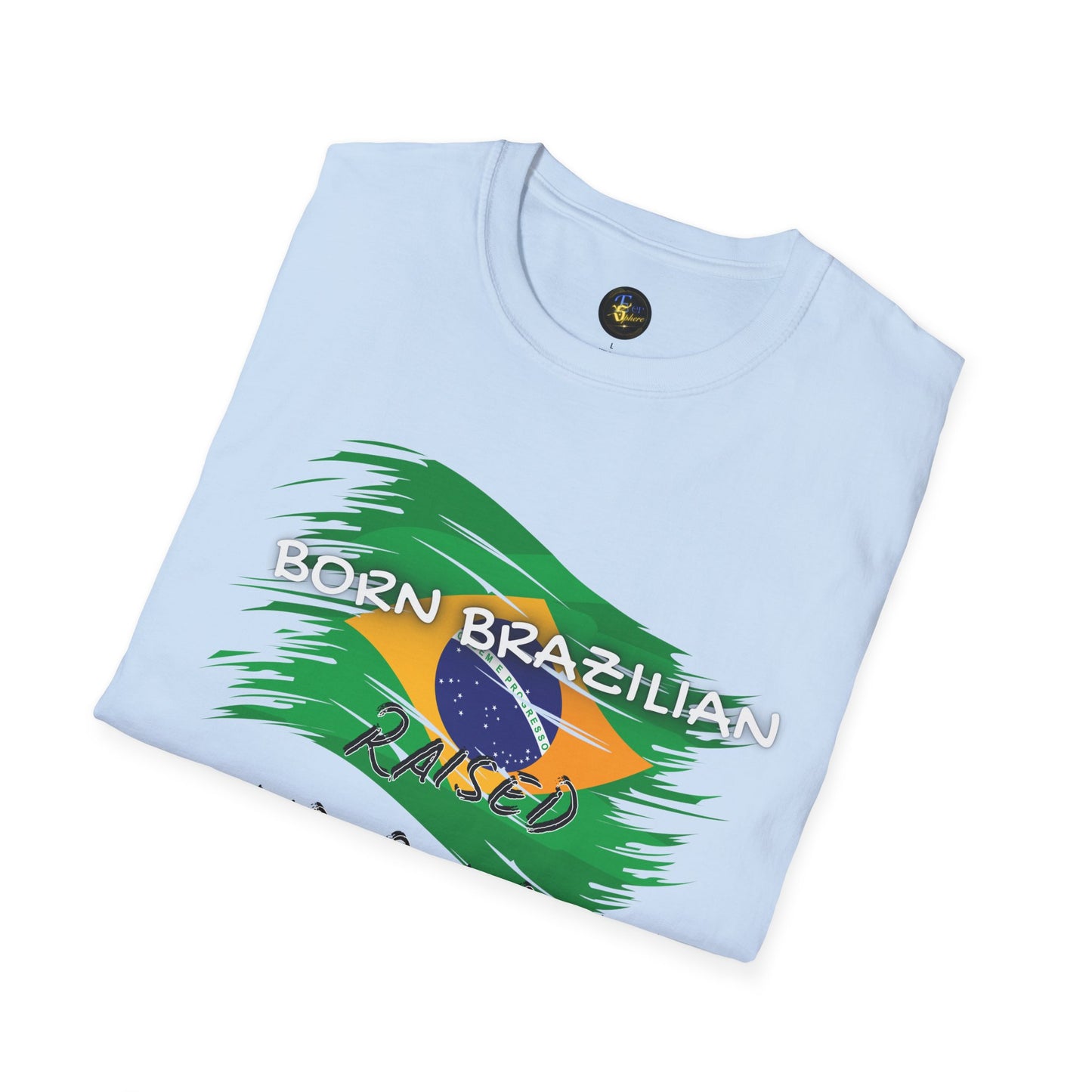 PERSONALIZE Born Brazilian Unisex Cotton T-Shirt - Independent Spirit Tee