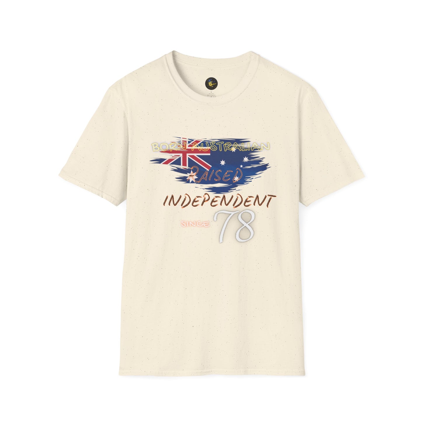 PERSONALIZE Born Australian Unisex Cotton T-Shirt - Independent Spirit Tee