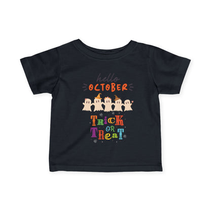 Baby Spooky Rainbow Trick-or-Treat Top Tee