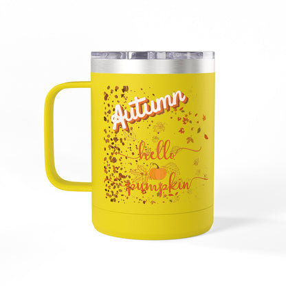 Autumn Coffee Mug Tumbler, 15oz